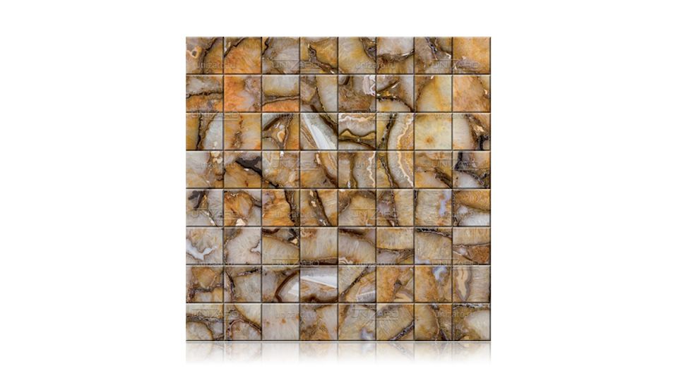 Crystal Agate Gold — Мозаика из камня
