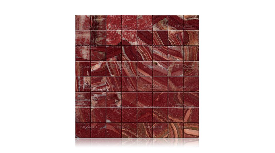 Rosso Orientale — Мозаика из камня