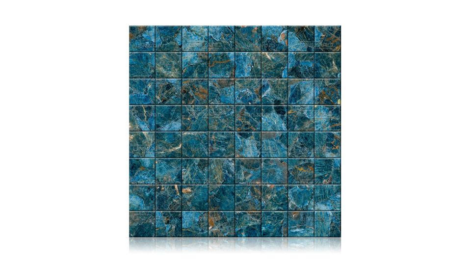 Apatite Azul — Мозаика из камня