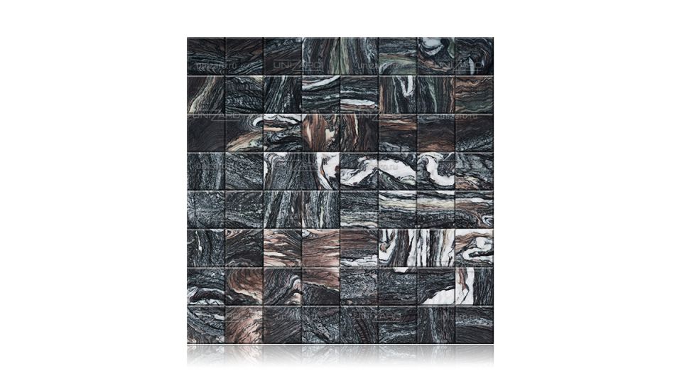 Cipollino Ondulato — Мозаика из камня