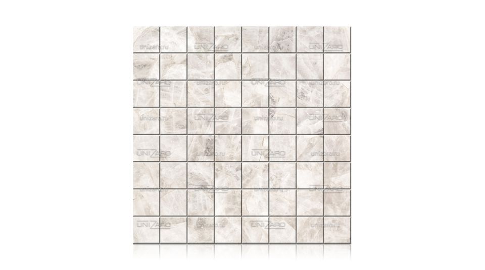 White Quartz — Мозаика из камня с подсветкой