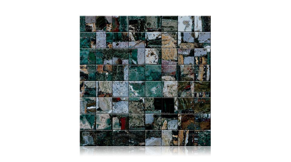 Retro Ocean Jasper — Мозаика из камня