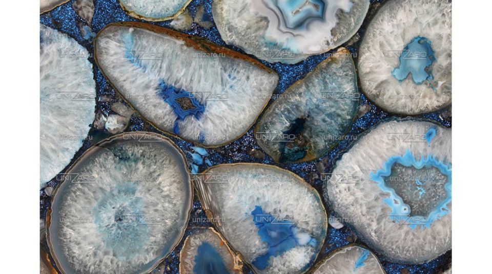 Blue Agate Precious Glitter — Фрагмент