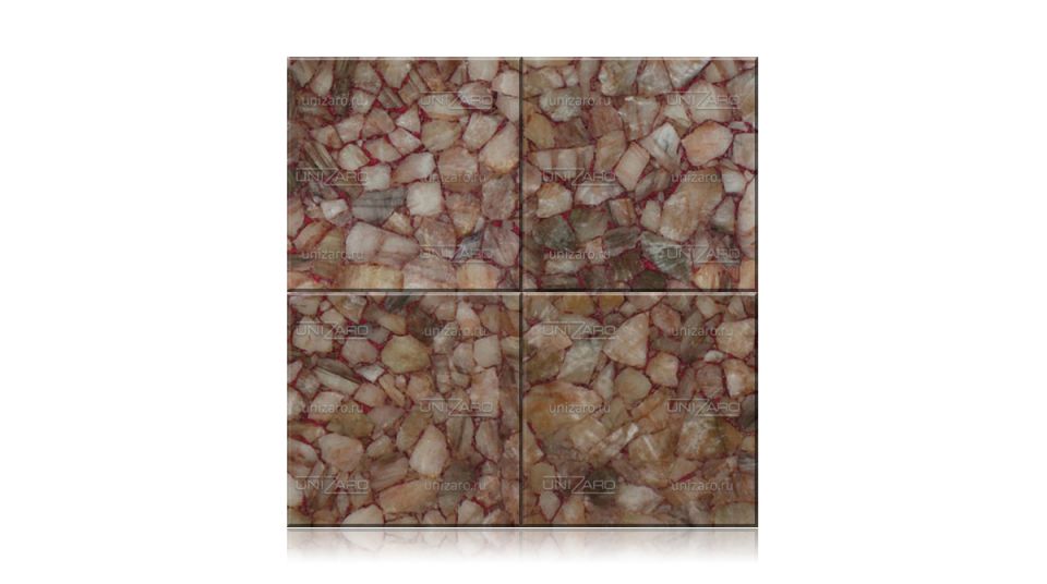 Hematoid Quartz Precious Glitter — Плитка из камня