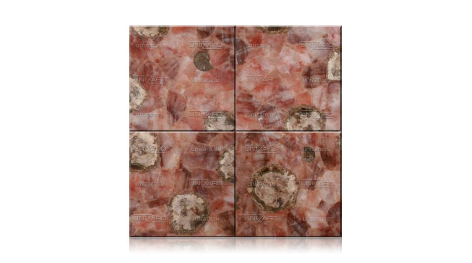 Fossilized Hematoid Quartz — Плитка из камня