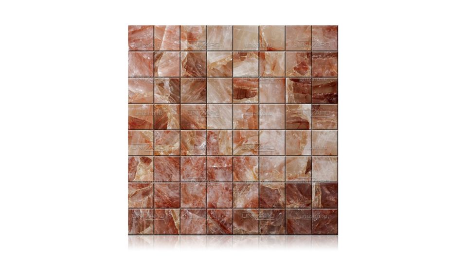 Retro Hematoid Quartz — Мозаика из камня