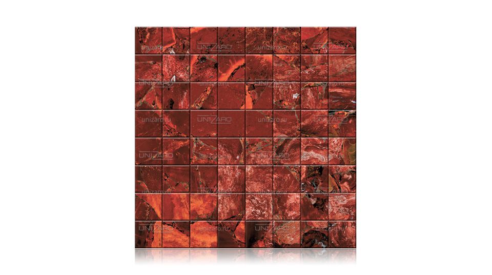 Red Jasper Classic — Мозаика из камня