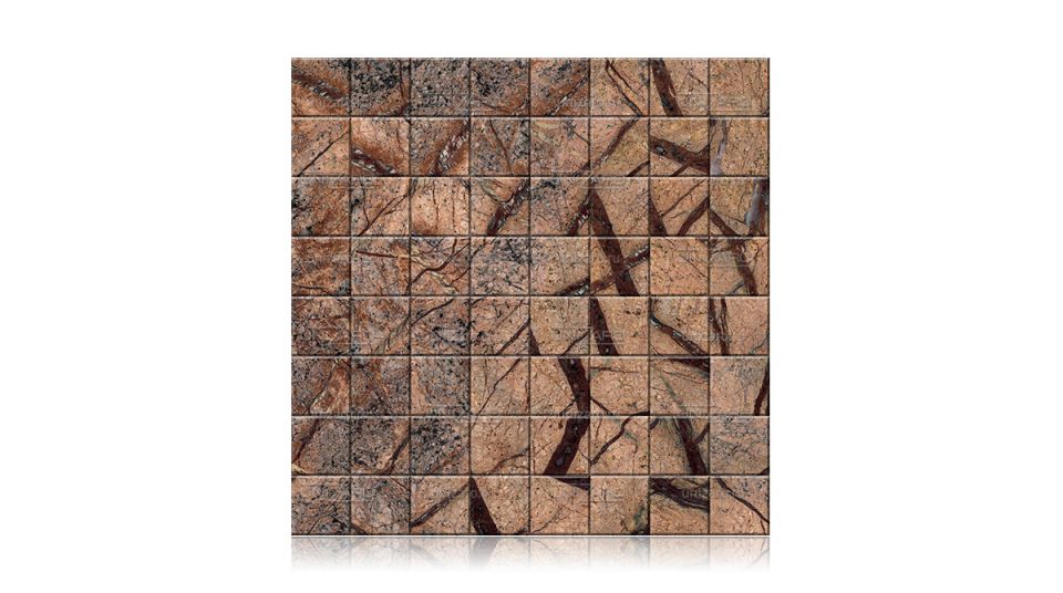Rain Forest Brown - Bidasar Brown — Мозаика из камня