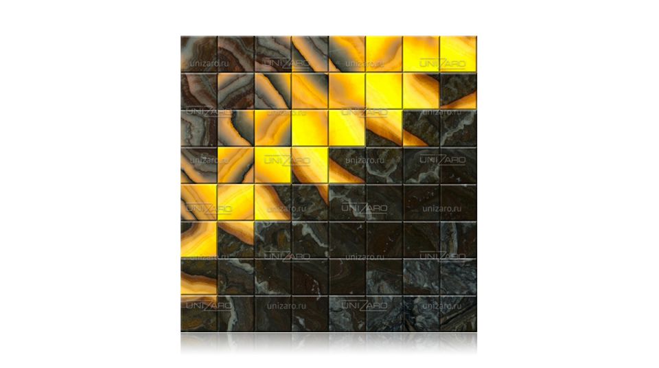 Fantastico (Cross Cut) — Мозаика из камня с подсветкой