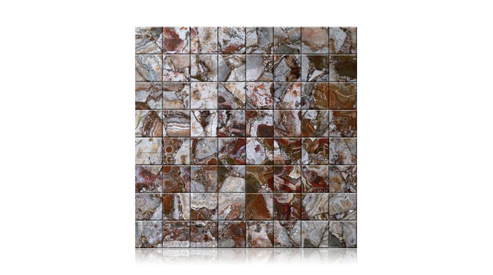 Crazy Lace Agate — Мозаика из камня