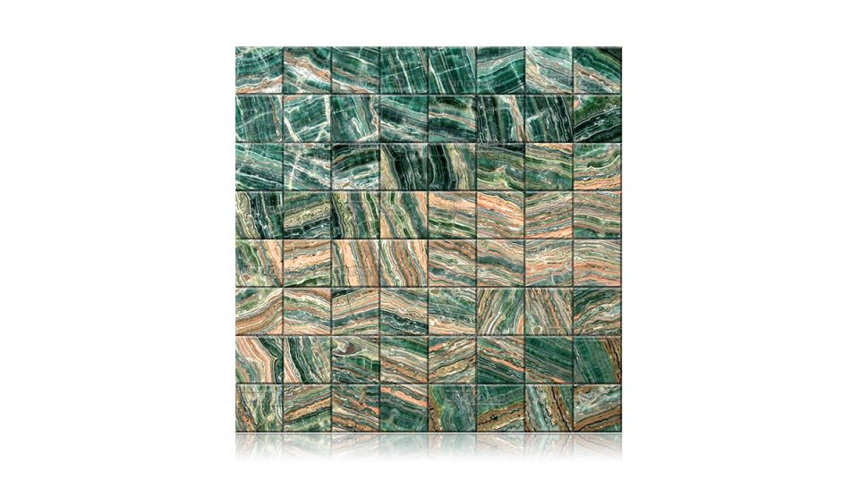 Smeraldo (Vein Cut) — Мозаика из камня