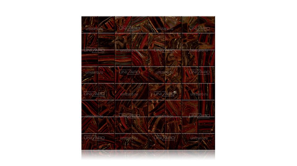 Red Tiger Iron — Мозаика из камня