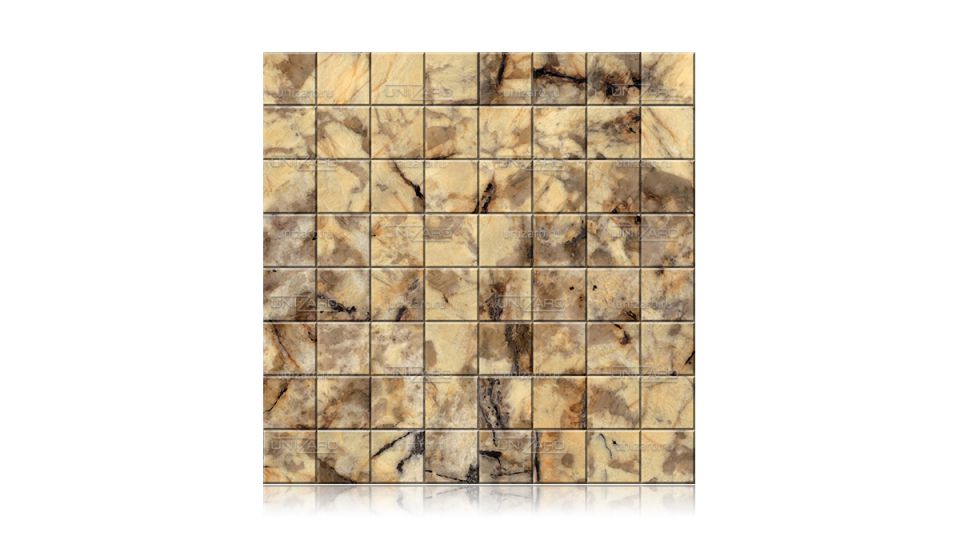 Granite mosaic Gold and Silver — Мозаика из камня