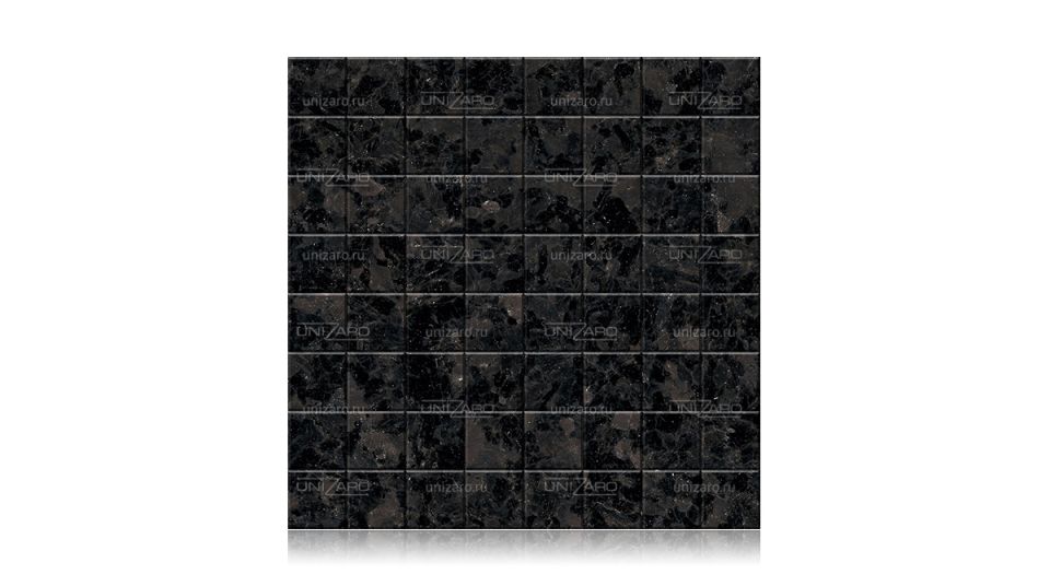 Labrador Black and Gold — Мозаика из камня