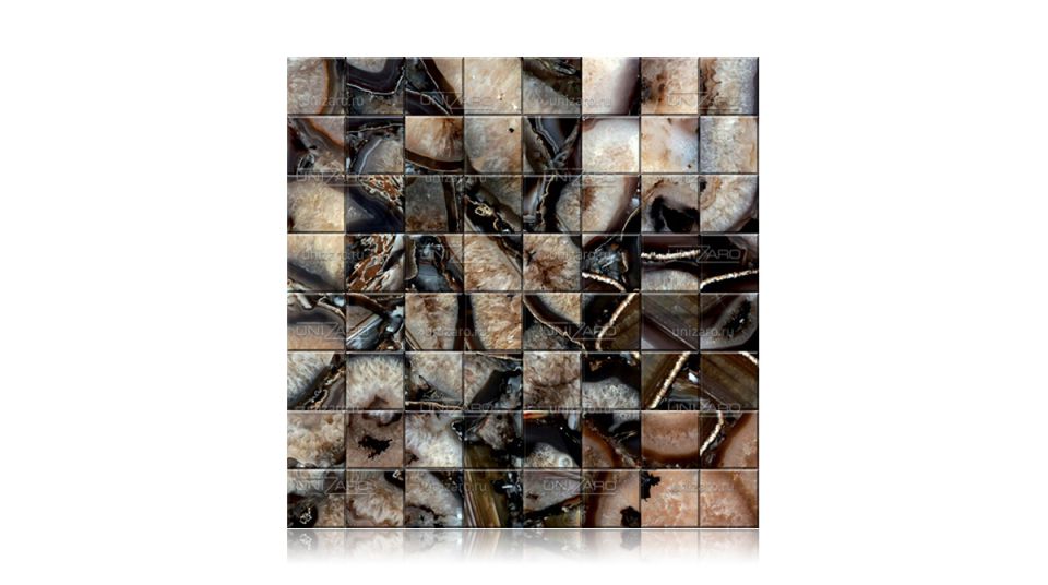 Black Agate — Мозаика из камня