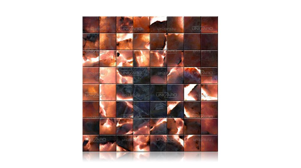 Amethyst Light — Мозаика из камня с подсветкой