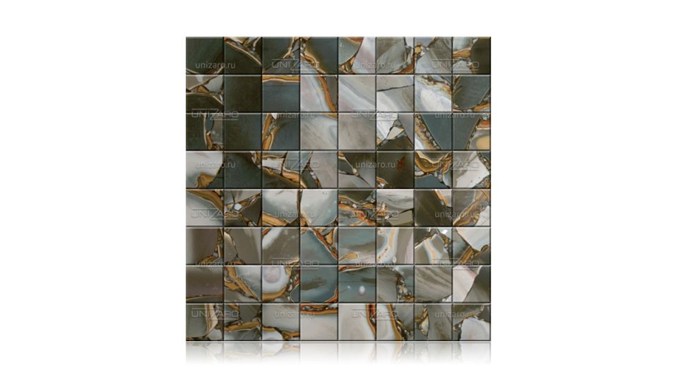 Desert Green Jasper — Мозаика из камня
