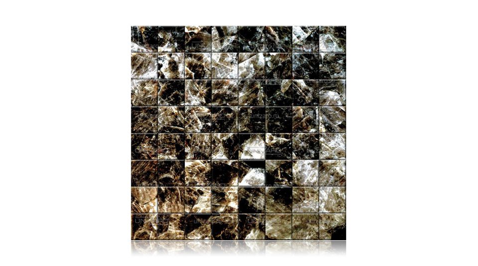 Smoky Quartz Light — Мозаика из камня с подсветкой