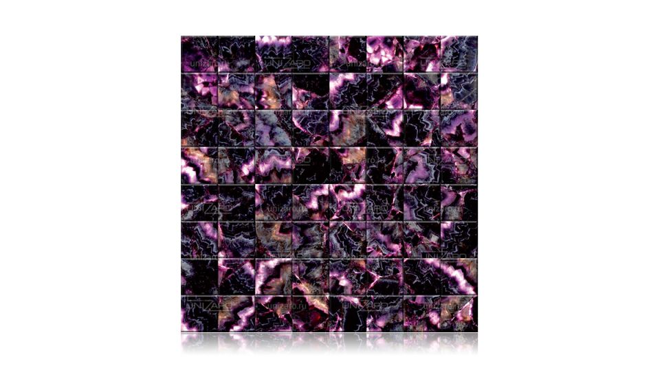 Amethyst Extra — Мозаика из камня с подсветкой