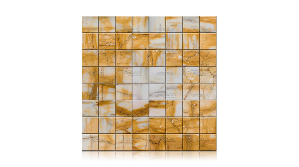 Giallo Siena — Мозаика из камня