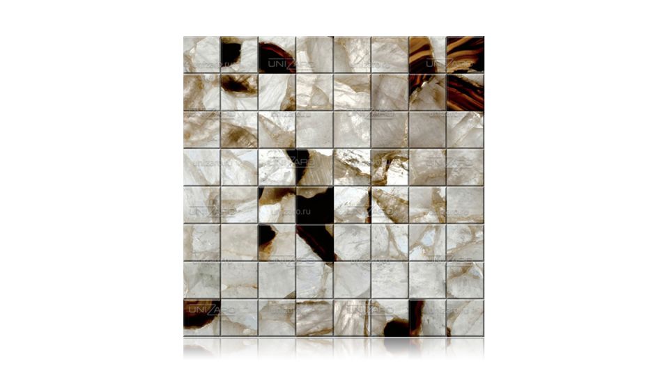 Wild Quartz — Мозаика из камня с подсветкой