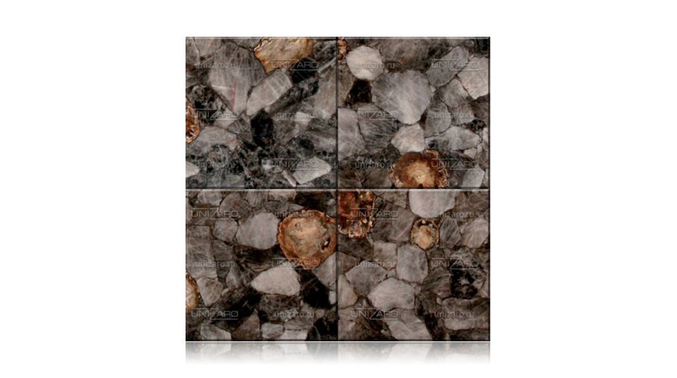 Fossilized Smoky Quartz — Плитка из камня