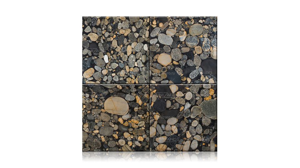 Black Mosaic Gold — Плитка из камня