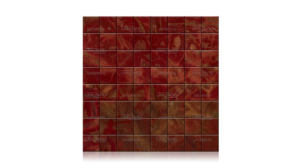 Rosso Damasco — Мозаика из камня