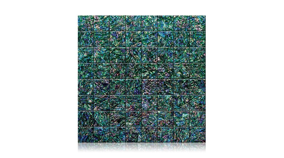 Green Abalone 3d — Мозаика из камня