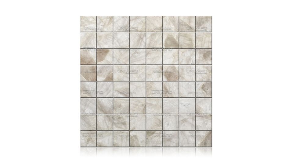 White Quartz — Мозаика из камня