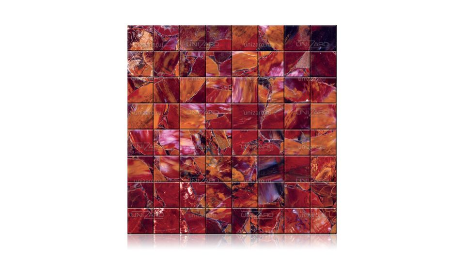 Multicolor Petrified Wood — Мозаика из камня