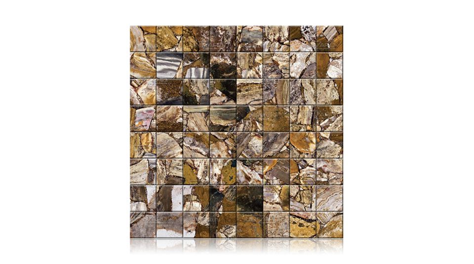 Ocean Jasper Gold — Мозаика из камня