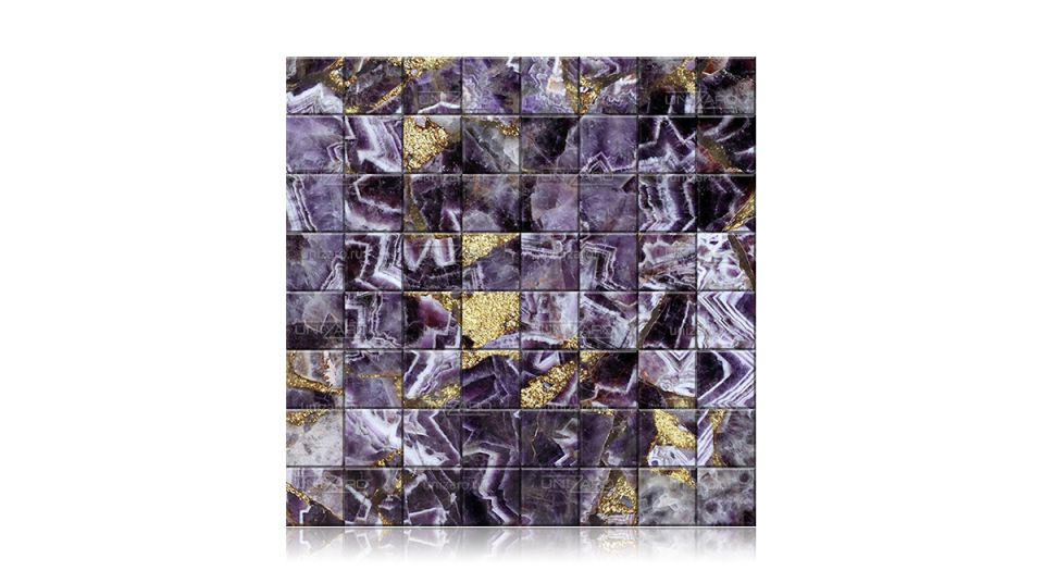 Amethyst Extra Precious Gold — Мозаика из камня