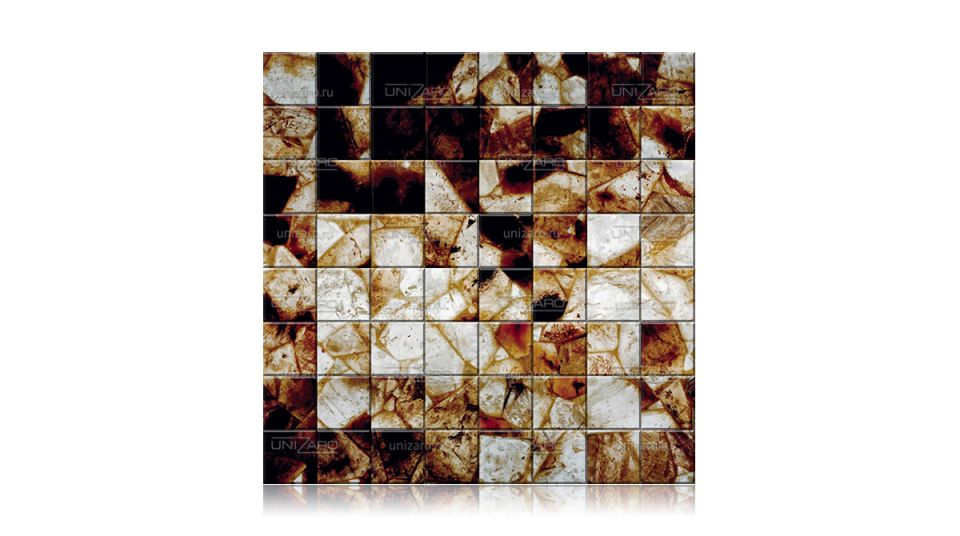 Rutile Quartz — Мозаика из камня с подсветкой