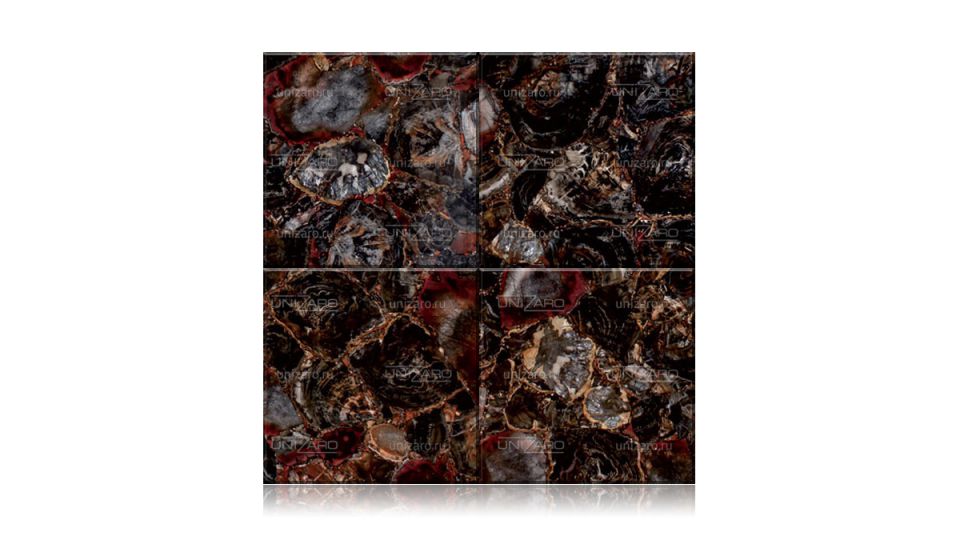 Black Petrified Wood — Плитка из камня