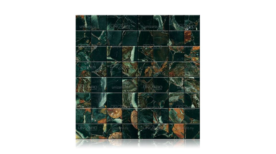 Golden Green Jasper — Мозаика из камня
