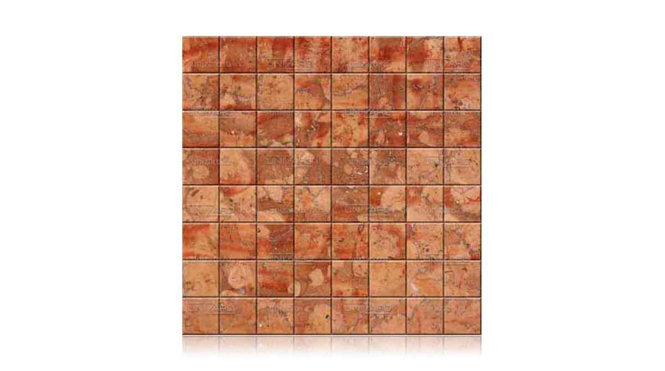 Rosso Verona - Rosso Asiago (Vein Cut) — Мозаика из камня