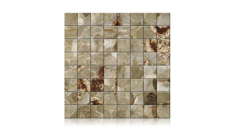 Fossilized Quartz — Мозаика из камня