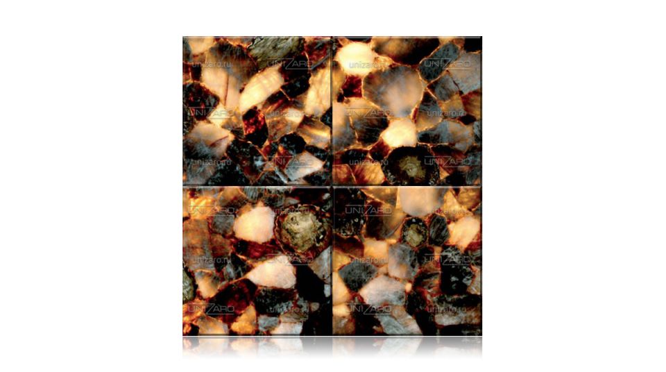 Fossilized Smoky Quartz — Плитка из камня с подсветкой
