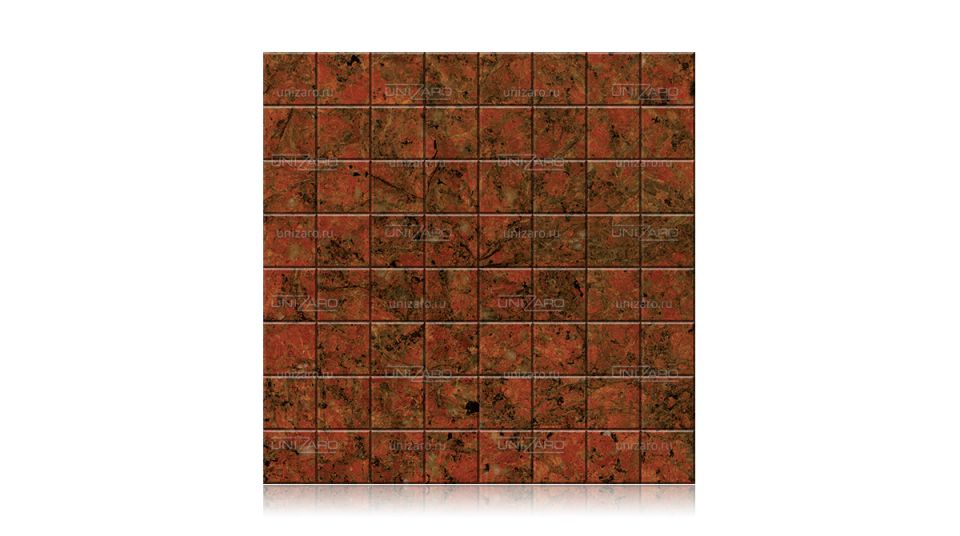 Sunset Red — Мозаика из камня