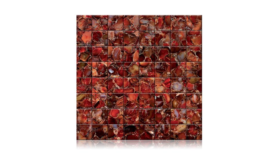 Carnelian Red — Мозаика из камня