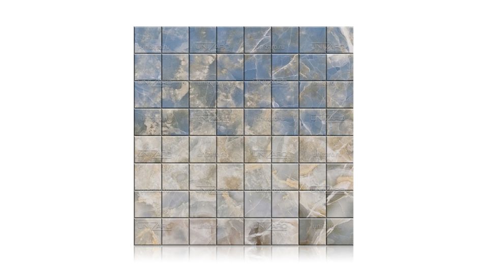 Blue — Мозаика из камня