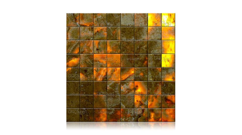 Sultano (Cross Cut) — Мозаика из камня с подсветкой