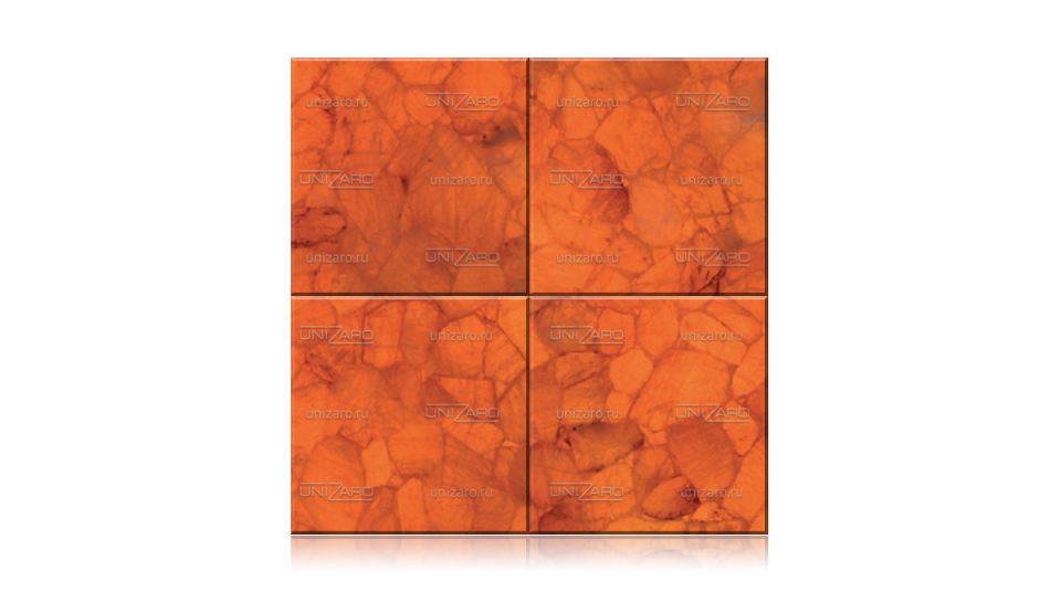 Orange Glow Quartz — Плитка из камня с подсветкой