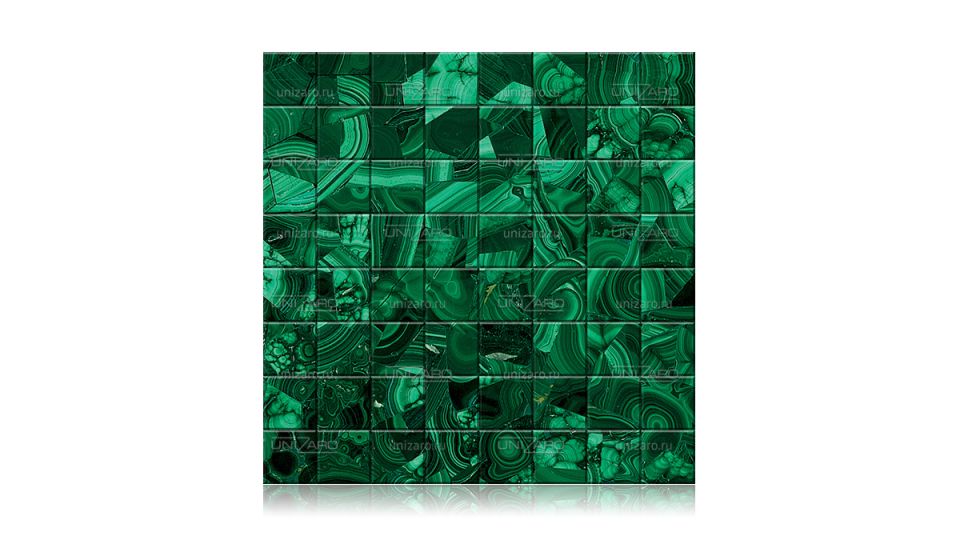 Green Malachite — Мозаика из камня