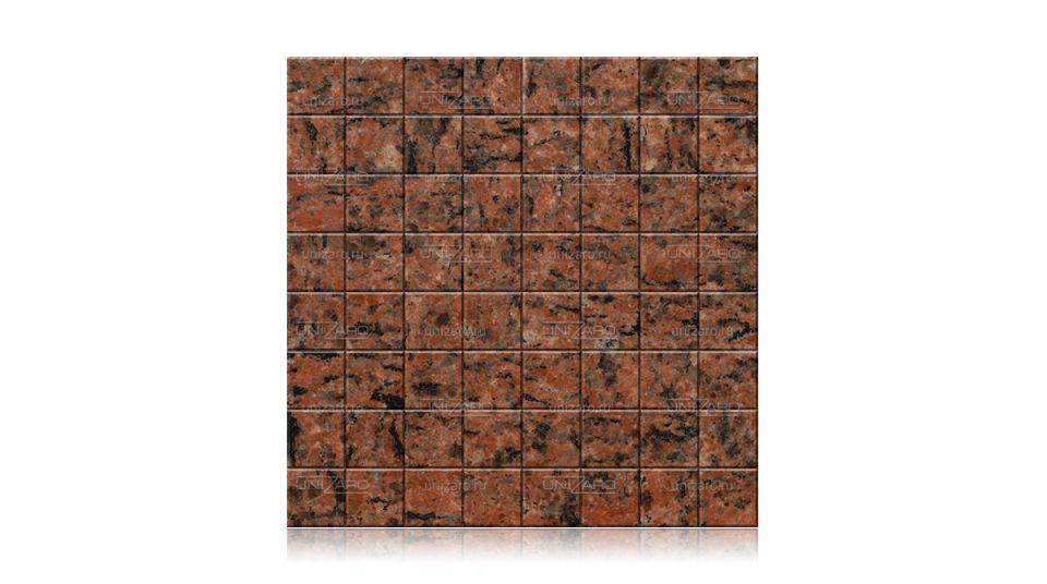 Rosso Vanga — Мозаика из камня